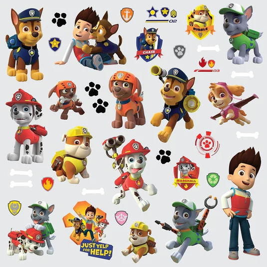 Paw Patrol Boys Wall Decals