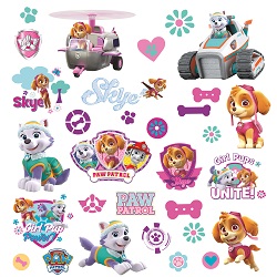 Paw Patrol Girls Wall Decals
