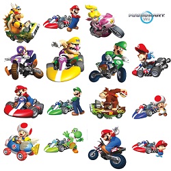 Mario Kart Wall Decals