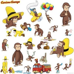 Curious George Wall Decals