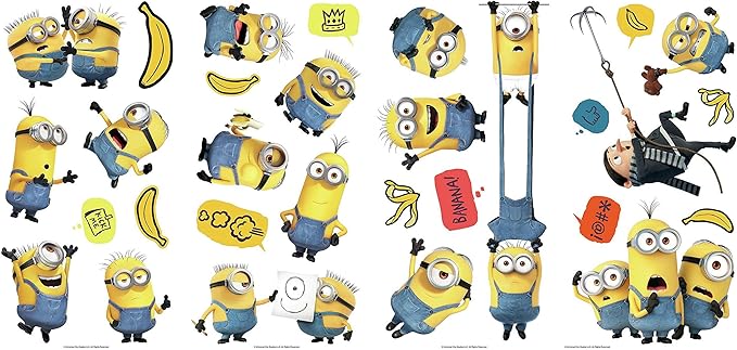 RMK4309SCS Minions Rise of Gru Wall Decals