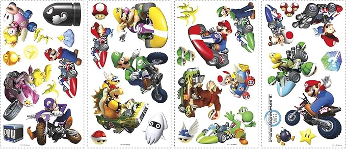771SCS MarioKart Wall Decals