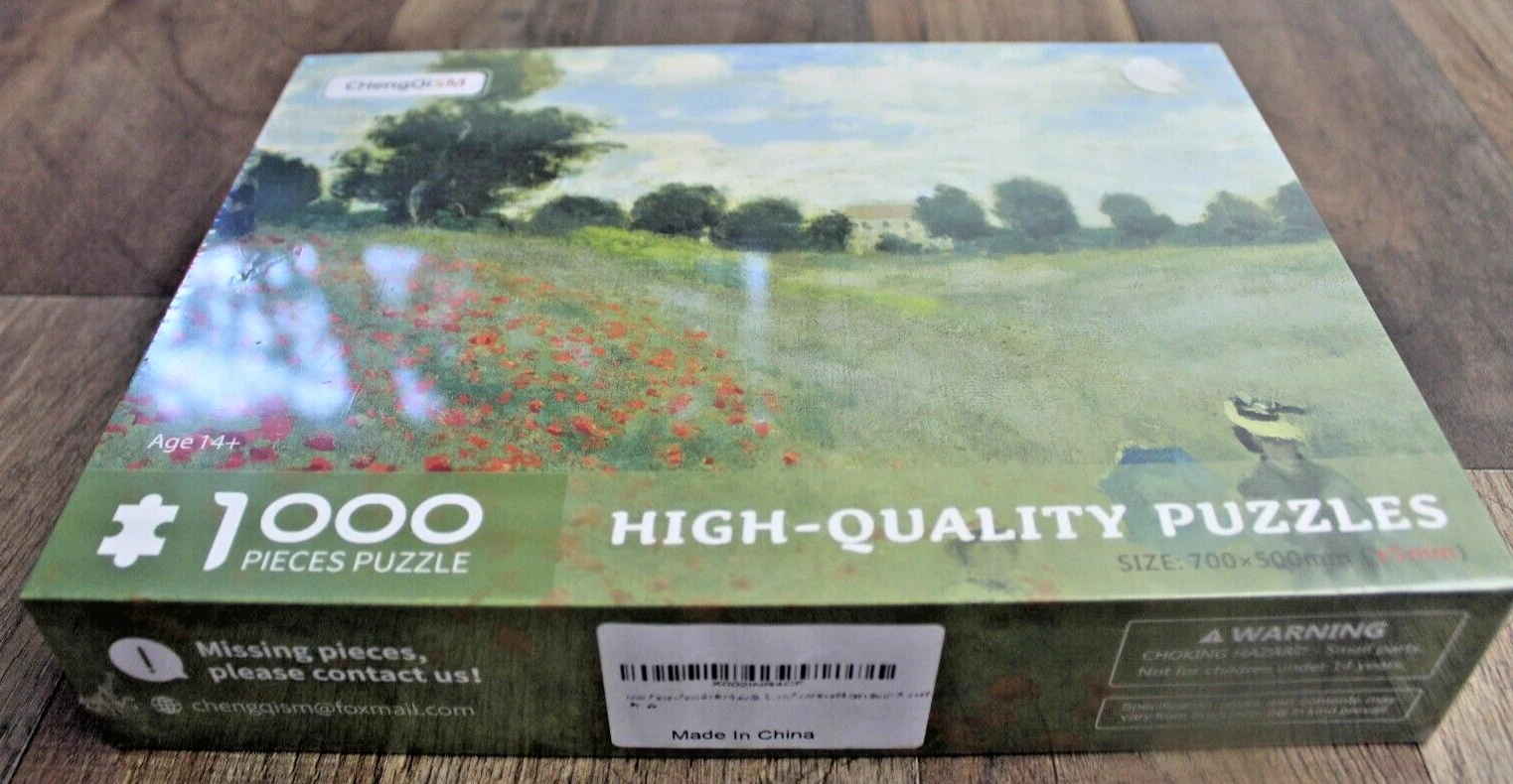 Claude Monet Poppies Jigsaw Puzzle 1000 pcs