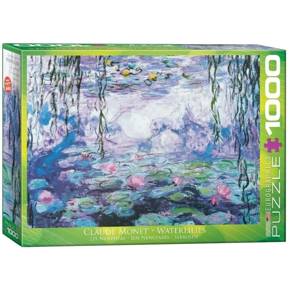 Claude Monet Water Lilies Jigsaw Puzzle 1000 piece