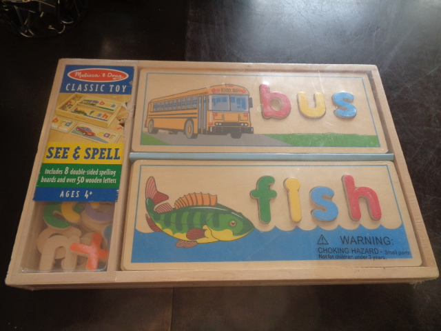 See & Spell Wooden Puzzle
